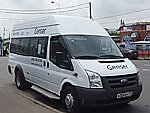 Бесплатный автобус Genser в пункт аренды автомобилей АрендаАвто-зма на Новорязанском шоссе
